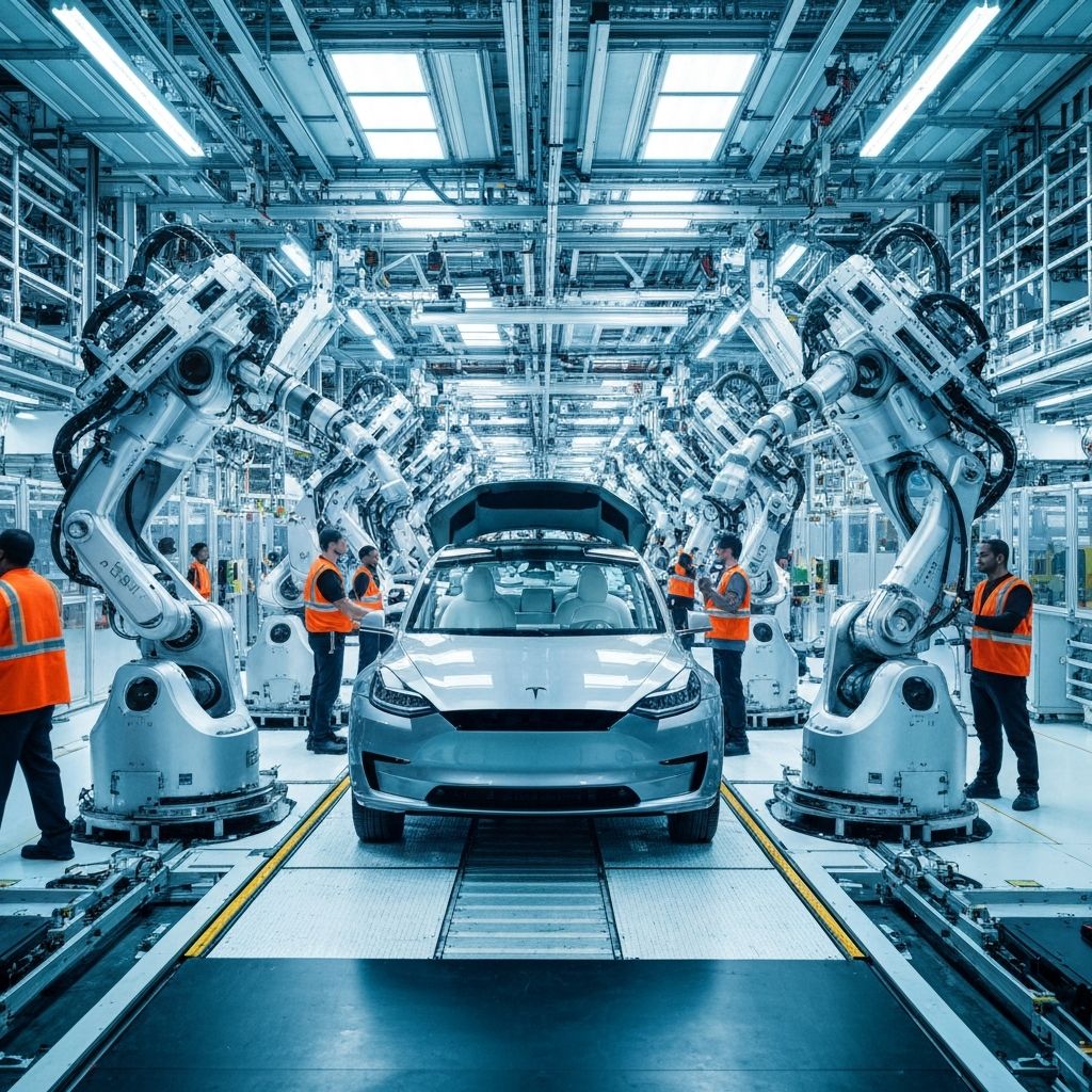 Tesla Gigafactory Automation